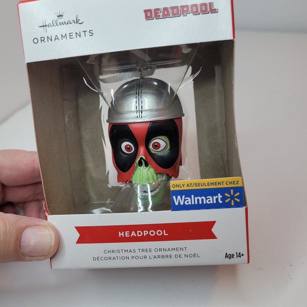 Hallmark Deadpool "Headpool" Walmart Exclusive Christmas Tree Ornament